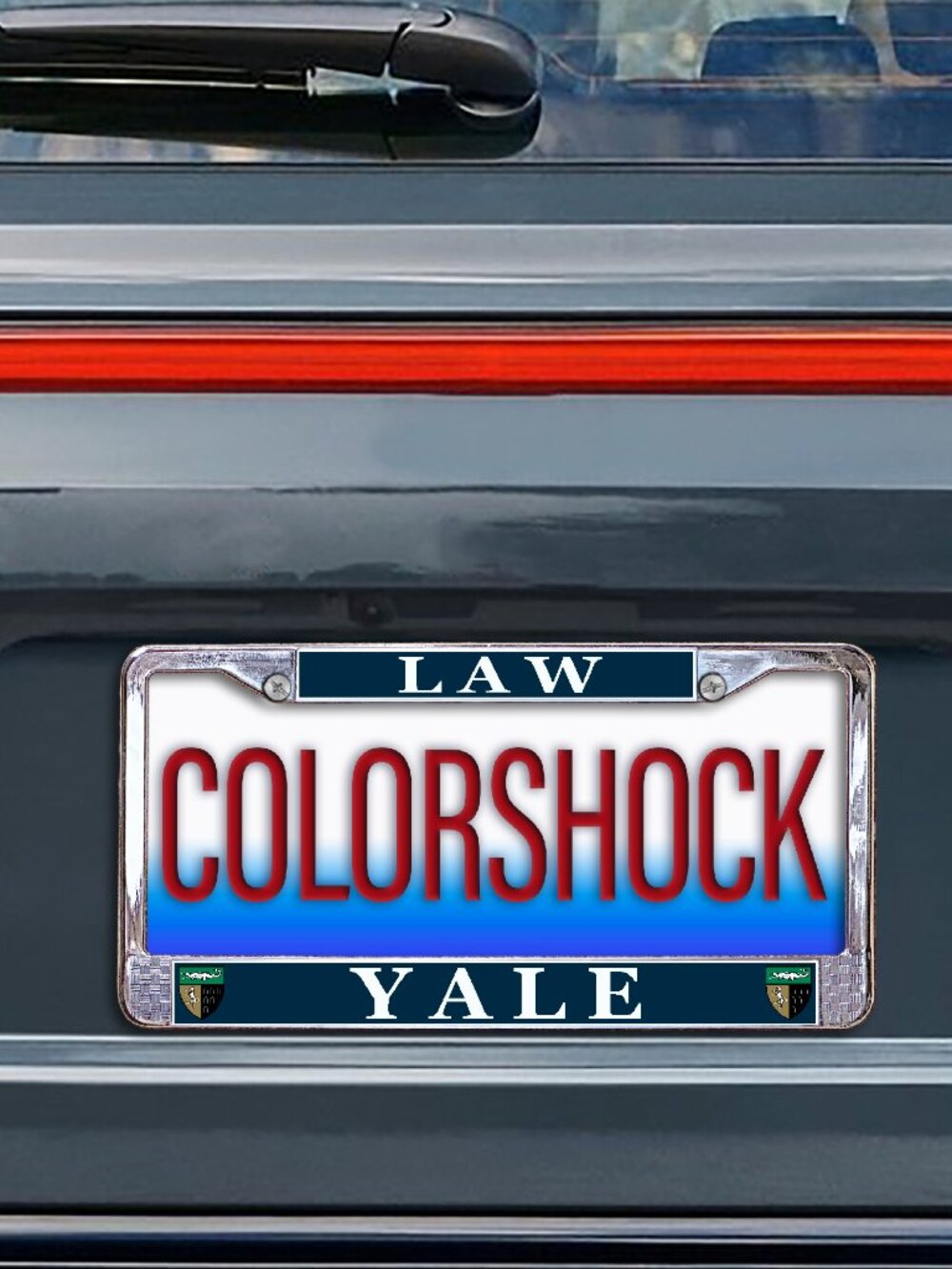 Yale LAW Metal License Plate Frame (Officially Licensed Product)